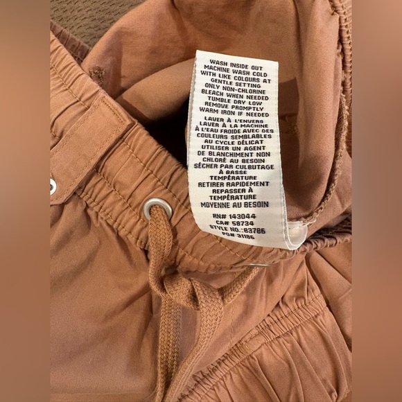 NWT Bagatelle NY Collection Khaki Rust Utility Jogger w/ Drawstring Waist - 6 - Picture 11 of 11